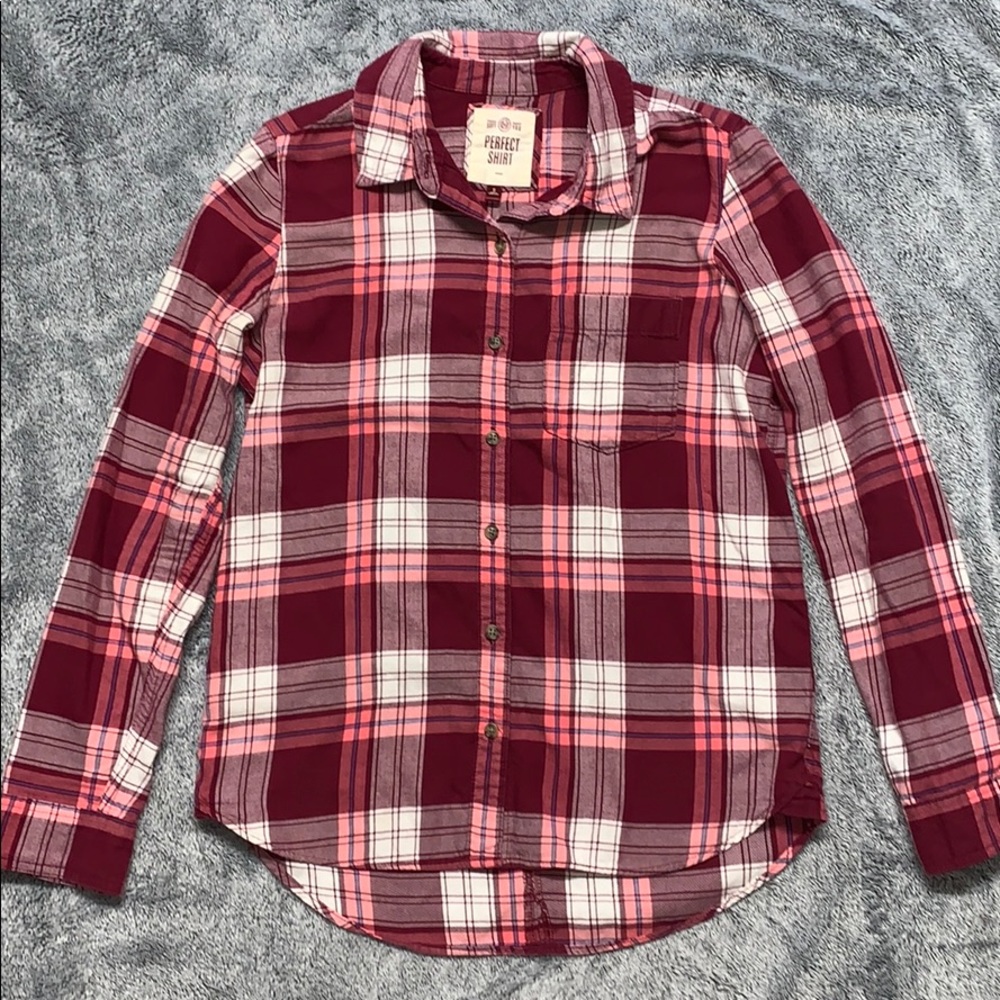 SO Flannel Plaid Shirt